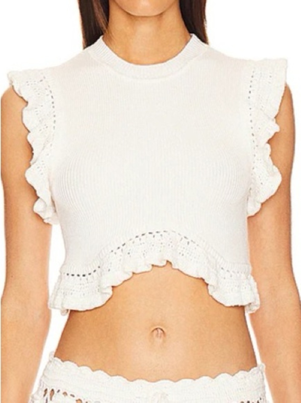 Revolve Tulsarosa Zanea Ruffle Top Small